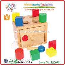 Shape Box Lehre frühen pädagogischen Holzspielzeug